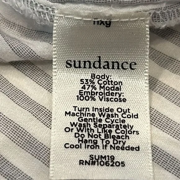 Sundance Red and Brown Embellished Blouse - Picture 9 of 9